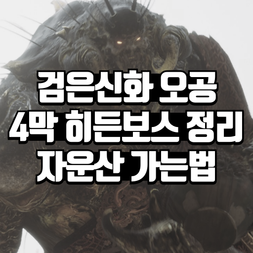 4막 히든보스 정리