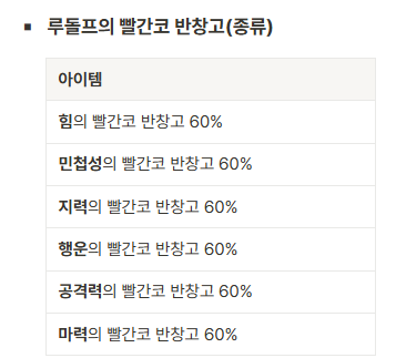 메이플랜드 2025 크리스마스 이벤트 퀘스트 정리 28 루돌프의 빨간코 종류
