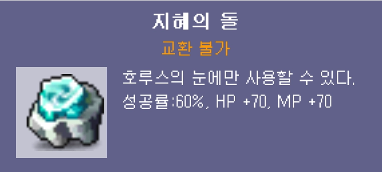 메이플랜드 호루스의 눈 강화