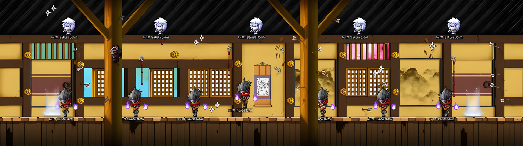 메이플랜드 카에데성 맵 한눈에 보기 14 메이플랜드 카에데성 점프맵 이후