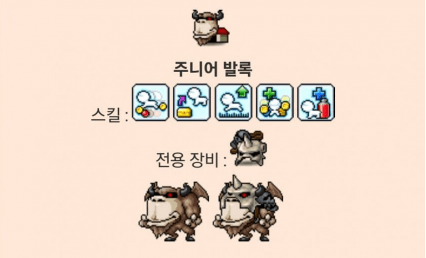 메이플랜드 펫장비 착용이미지 한눈에 보기 11 메이플랜드 주니어 발록 전용 장비 착용 이미지